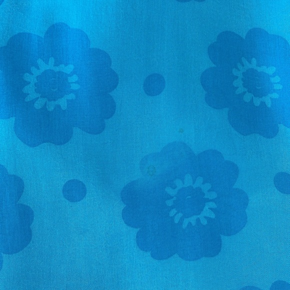 Rejina Phy Floral Dress In Blue, Fitted, Dropped Shoulders, Size 6, pre-owned - Picture 4 of 6